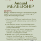 Annual Membership Benefits